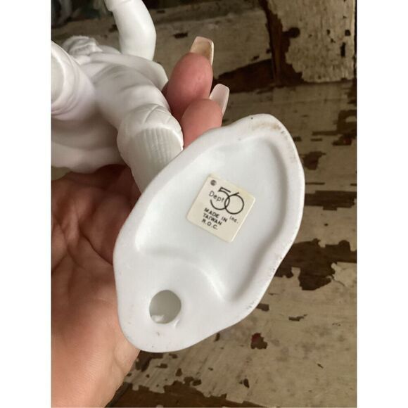 Department 56 Porcelain Winter Waltz Skaters Silhouette Holidays Retired - Picture 6 of 11